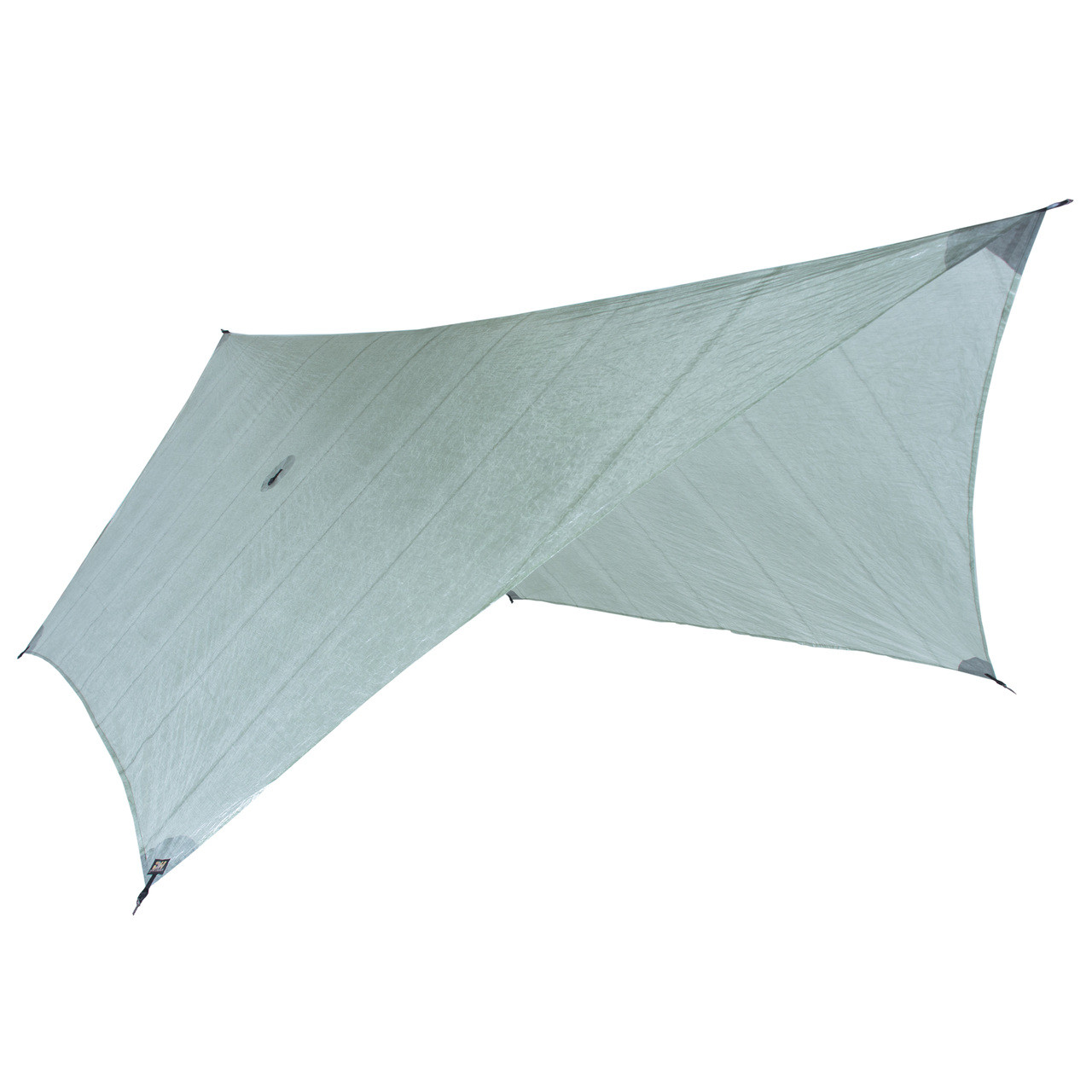 Green Dyneema® Hex Tarp End View