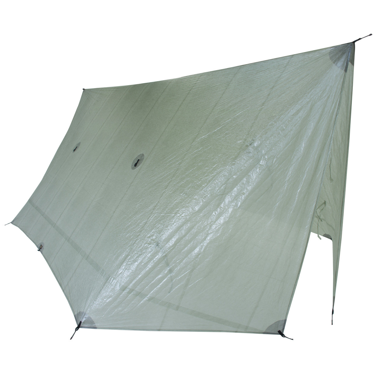 Green Dyneema® Fiber Palace Tarp End View