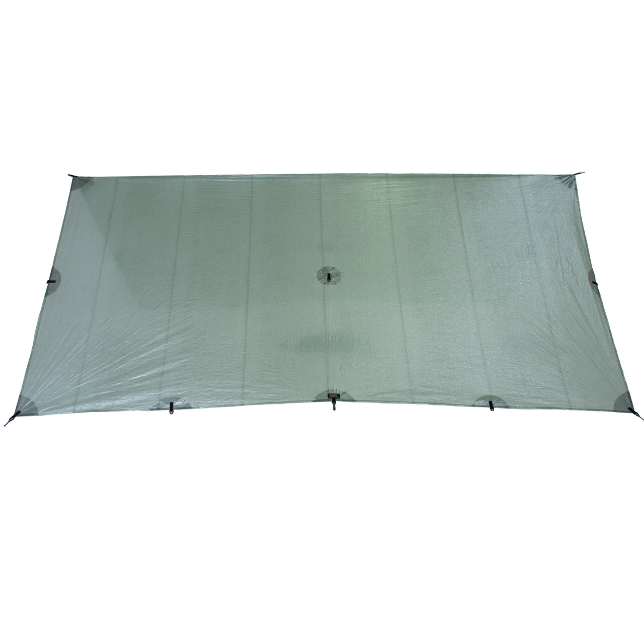 Green Dyneema® Flat Tarp Side View