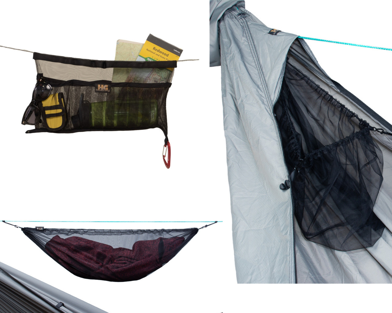 What you get in the bundle! The Mesh Ridgeline Organizer, the Mesh Ridgeline Loft and the Mesh Peak Pocket